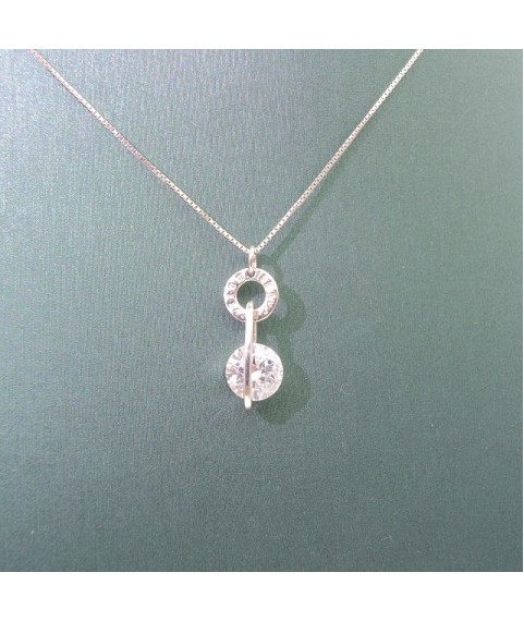 Natural Moissanite pendant necklace