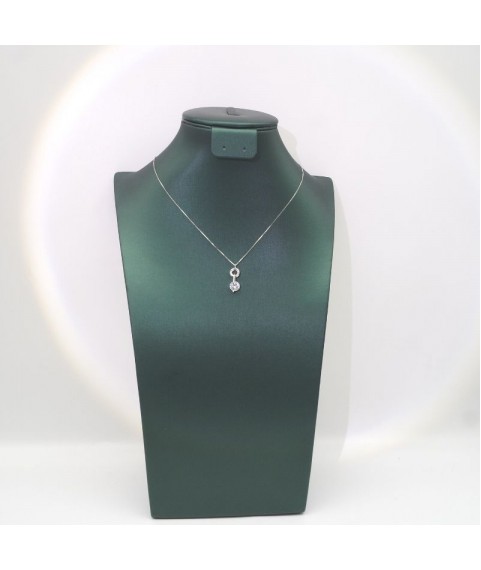 Natural Moissanite pendant necklace