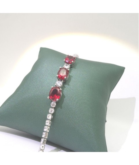 Natural Ruby/Emeral with full jewel bracelet