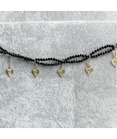 Faceted Black Spinel Necklace