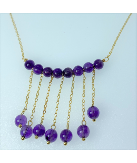 Amethyst long chain Necklace