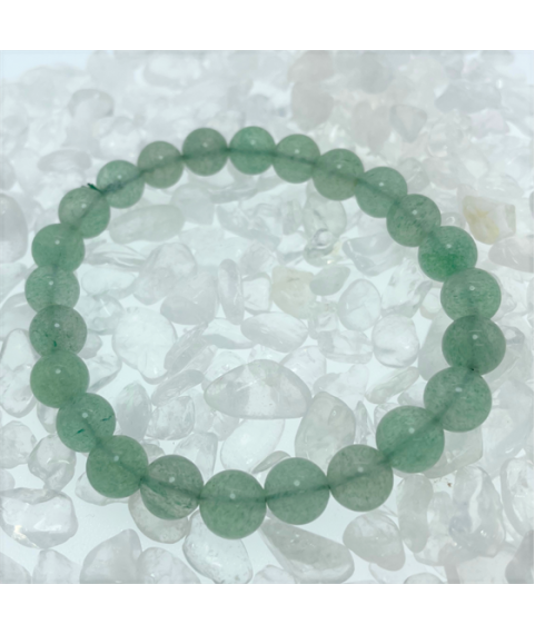 Green strawberry crystal bracelet