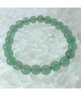 Green strawberry crystal bracelet