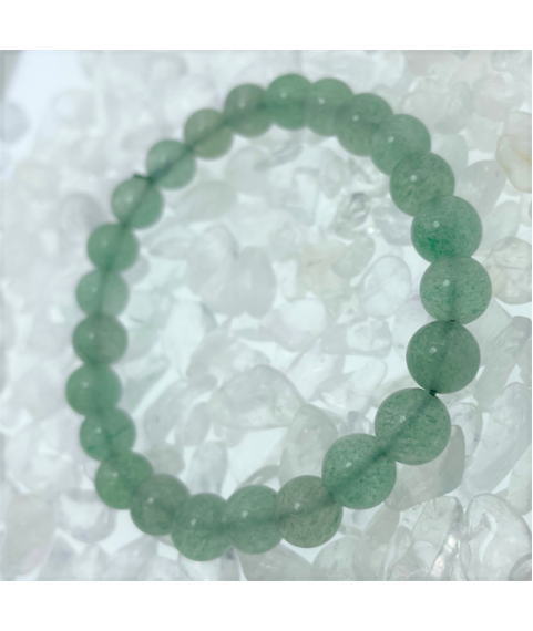 Green strawberry crystal bracelet