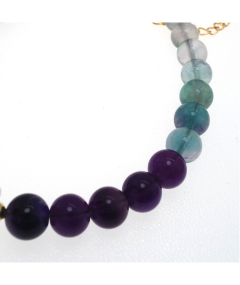 Fluorite beads crystal bracelet