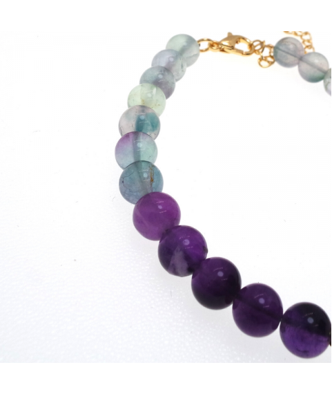 Fluorite beads crystal bracelet