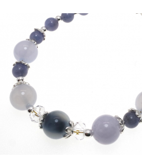 Tanzanite blue crystal bracelet