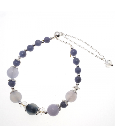 Tanzanite blue crystal bracelet