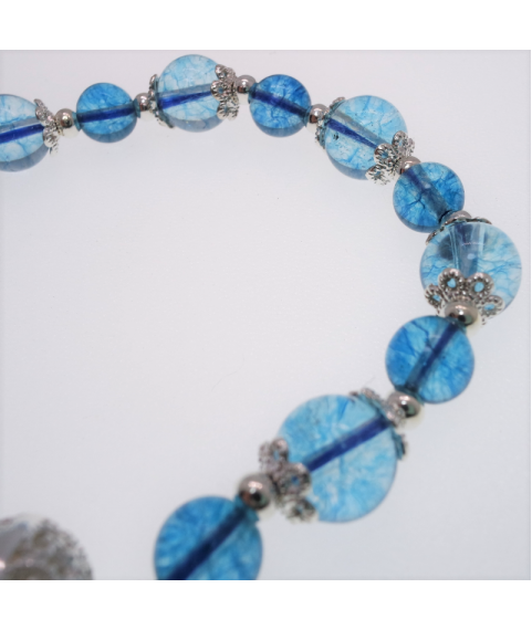 Blue asay crystal bracelet