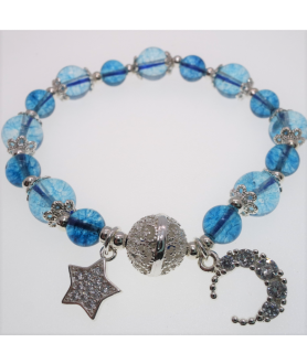 Blue asay crystal bracelet