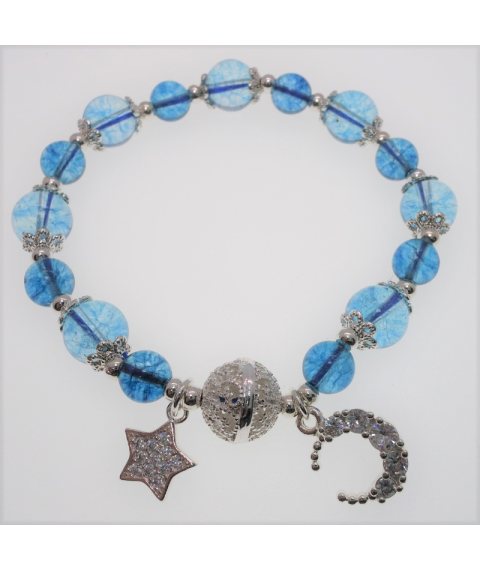 Blue asay crystal bracelet