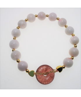 Rose phantom crystal bracelet