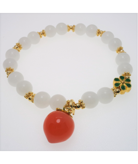 Agate crystal bracelet