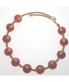 Agate openging crystal bracelet