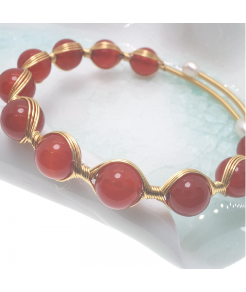 Agate openging crystal bracelet