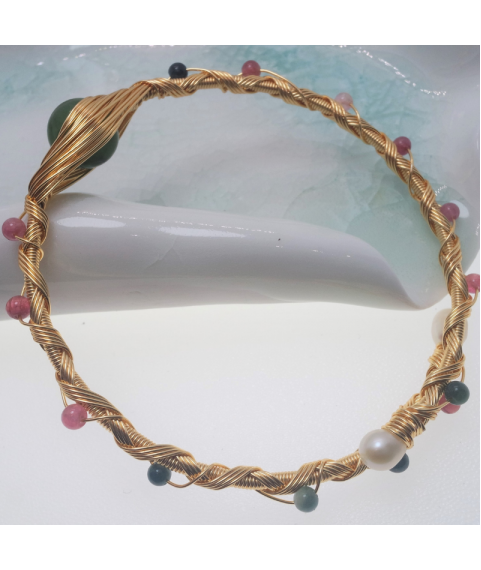 Jade openging crystal bracelet